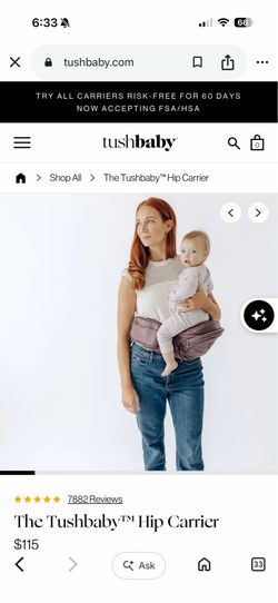 Tush Baby Hip Carrier