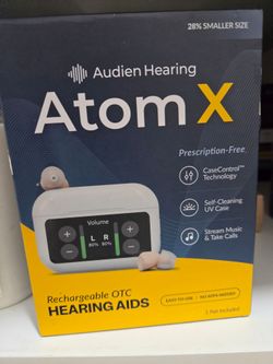 Atom x hearing aid