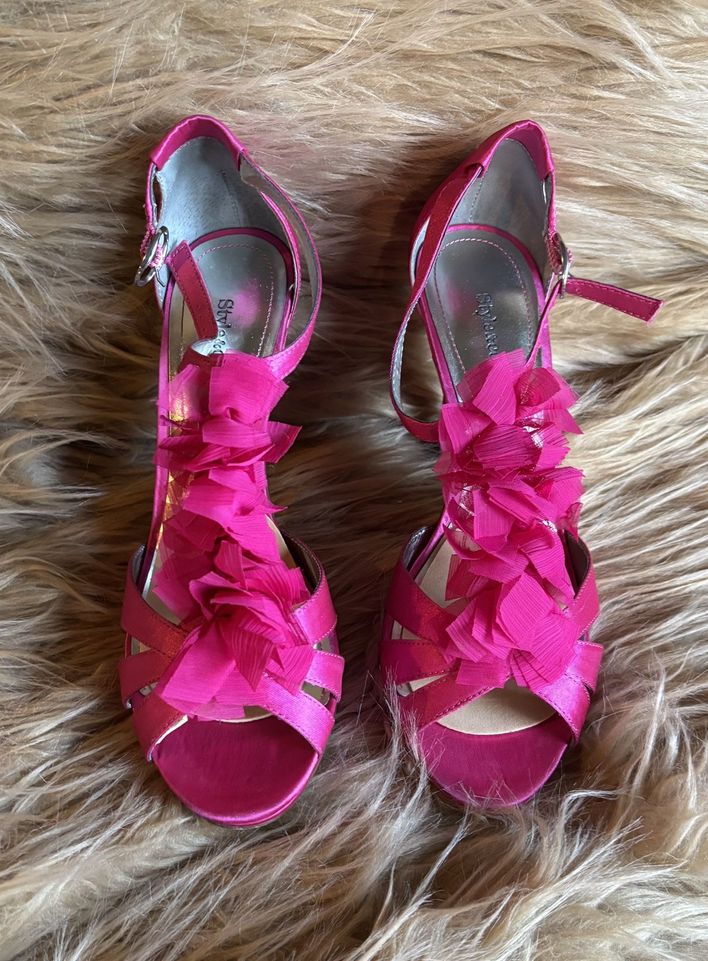 Hot Pink Heels Style&Co size 7-1/2