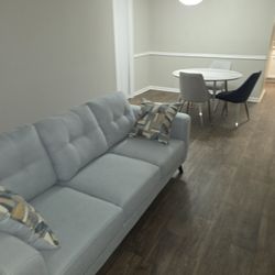 Sofa And Dining Table Set With Chairs