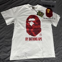 Red Camo Bape Shirt