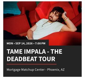 Tame impala concert tickets