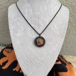 Origami Owl Halloween Themed Black Locket 