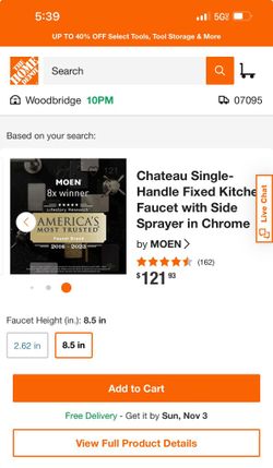 Kitchen Faucet With Spray