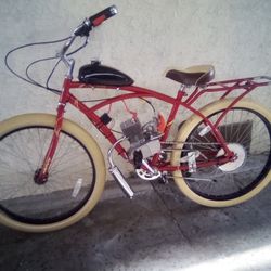 New 2 Stroke Motorized Bike 100cc.