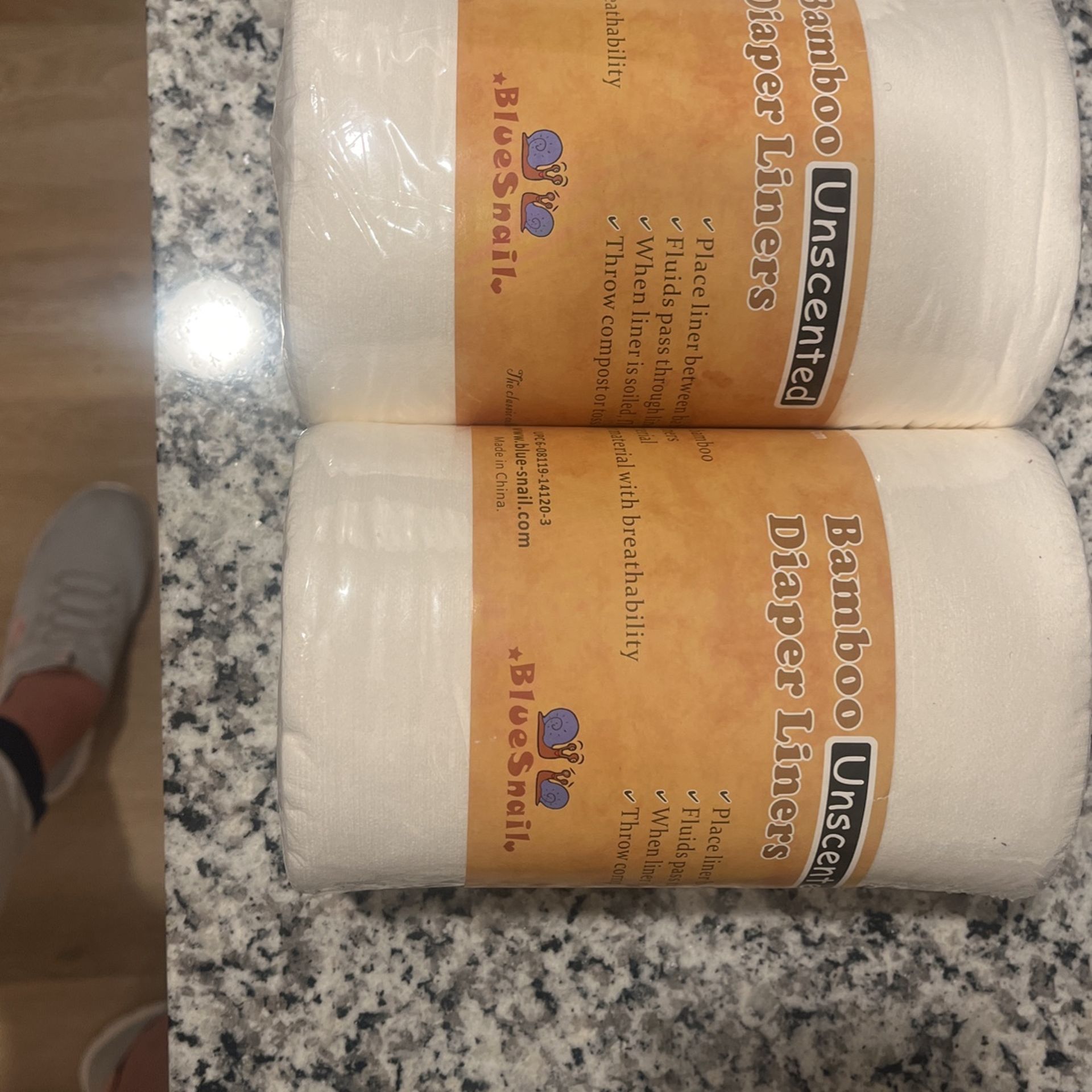 Unscented Bamboo Diaper liners For Reusable Diapers