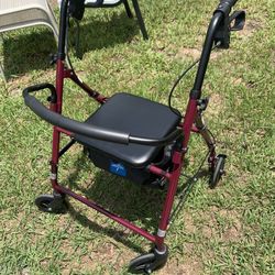 Rolling Walker with Brakes. LIKE NEW