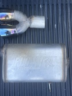 FLOW FX muffler + dual tips