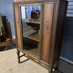 china hutch display cabinet 1930s