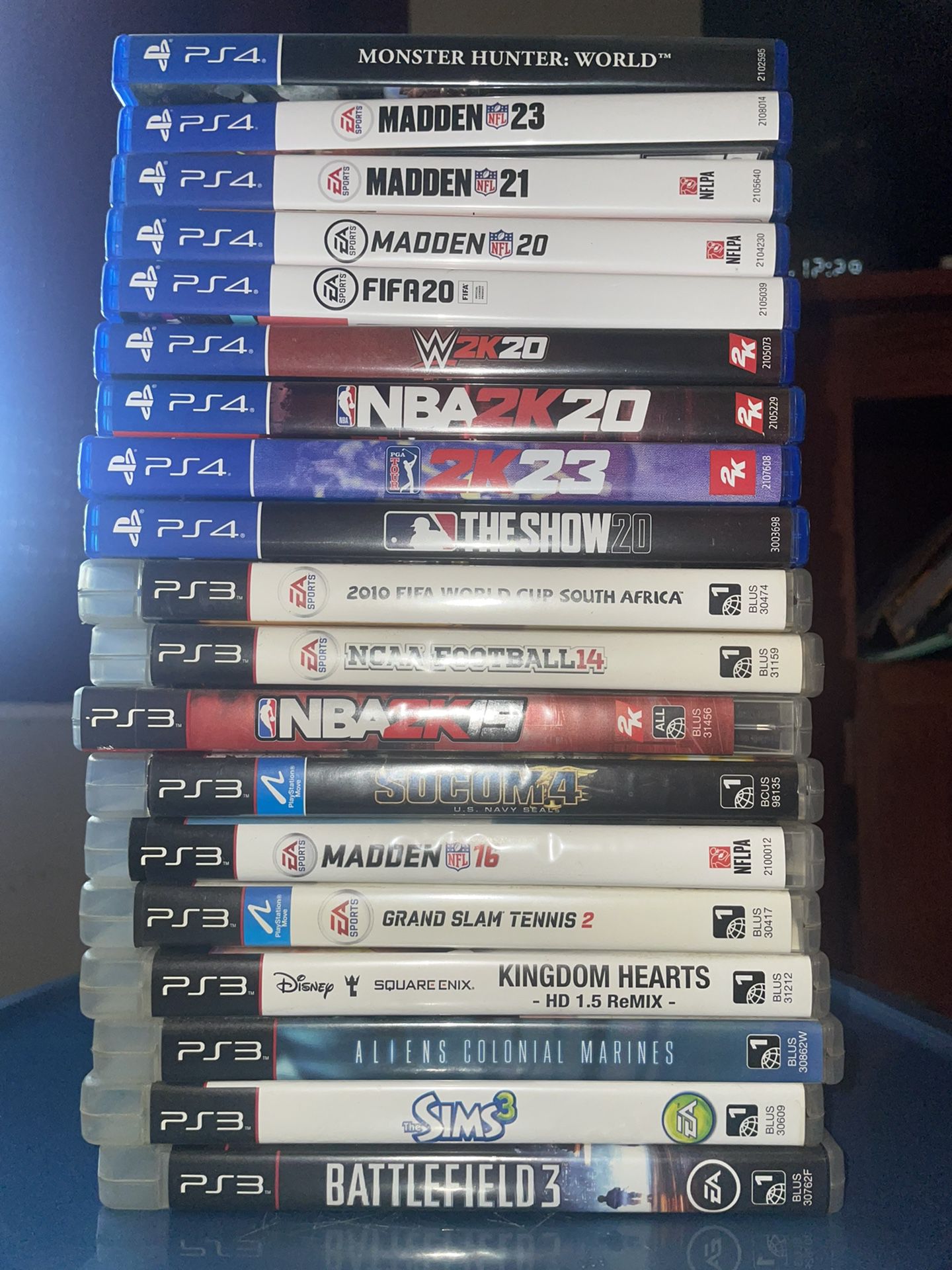 PS4 & PS3 Sports/Shooting Video Games