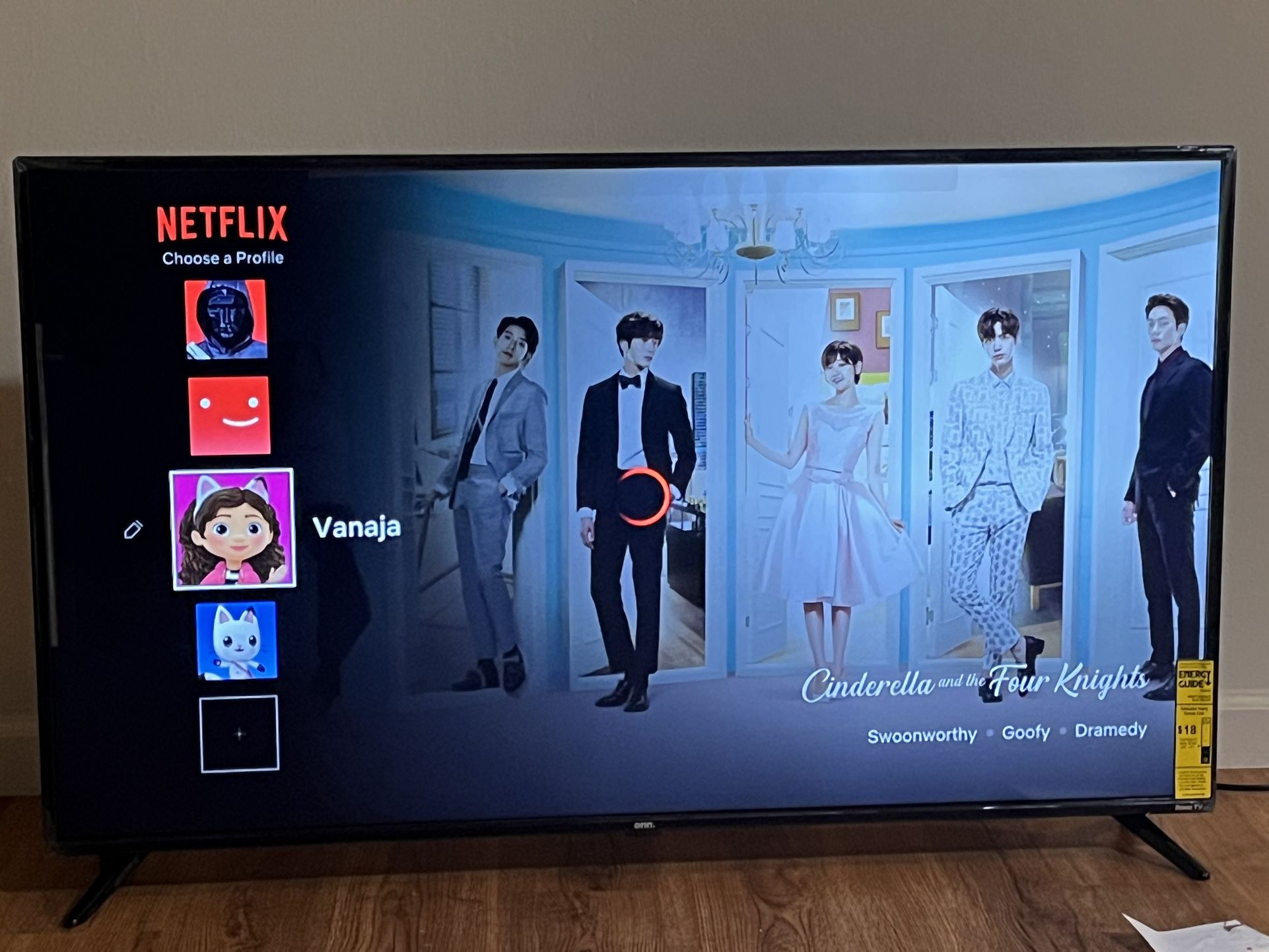 onn 50” Class 4K UHD LED Roku Smart Television HDR