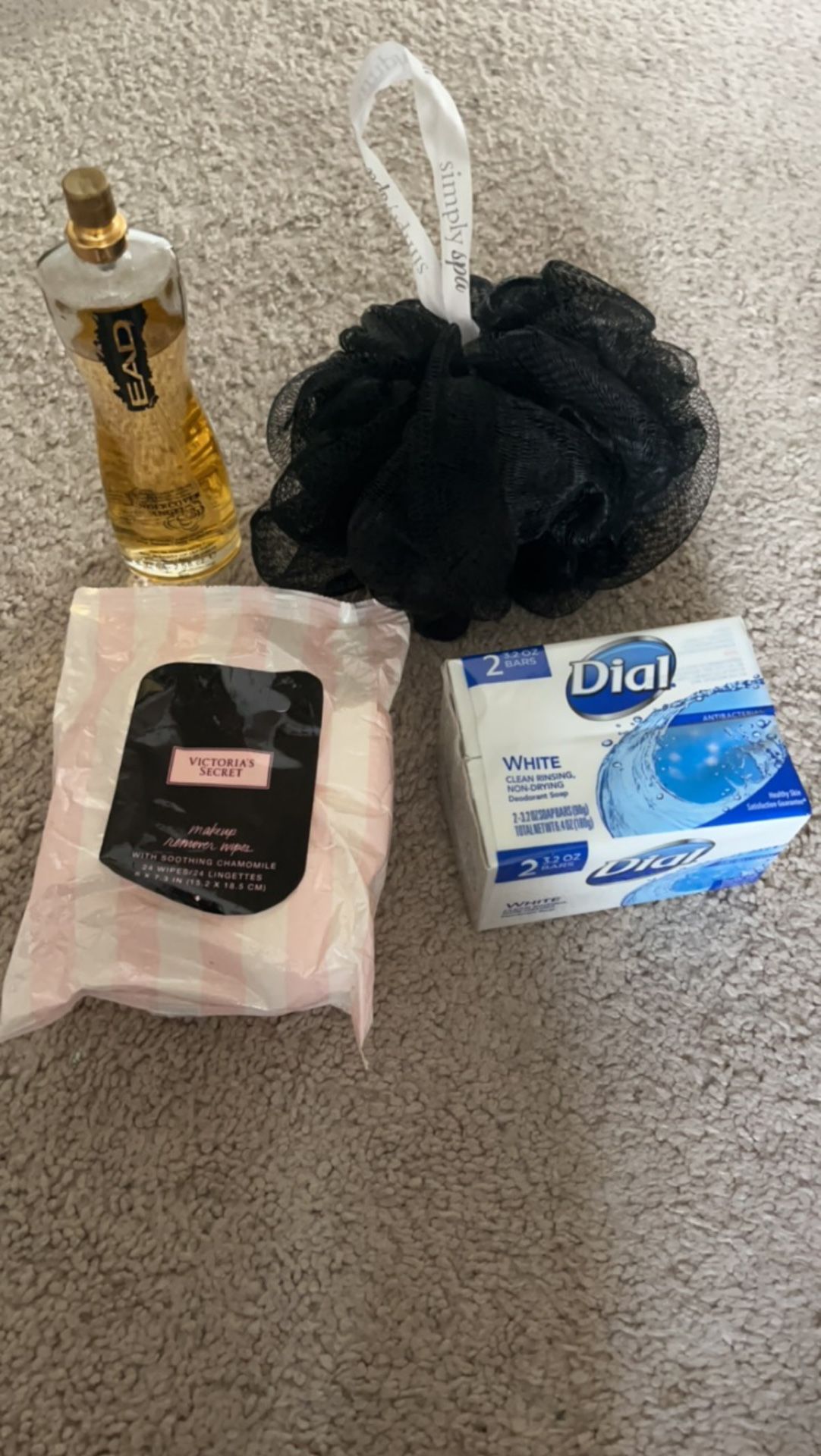 VS Make Up Remover Wipes, Under Cover Angel Perfume, Soap, Scrub 