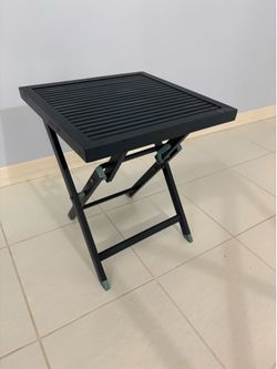 Hampton Bay Folding Patio Side Table