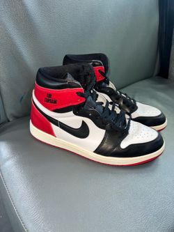 Nike Air Jordan 1 High OG Black Toe size 10