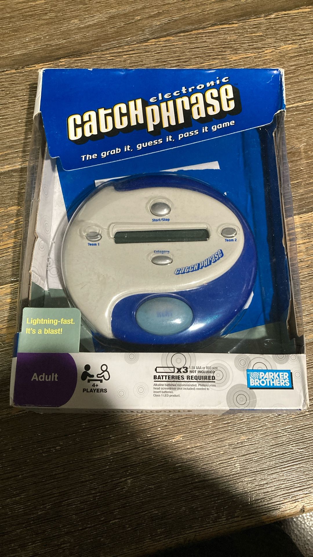 New, Parker brothers catchphrase electronic adult 4+ players