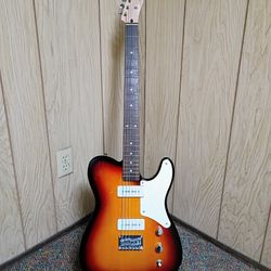 Fender Squier Paranormal Baritone Cabronita Telecaster Electric Guitar Sunburst
