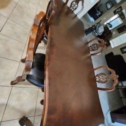 Dining table and 6 chairs