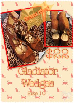 Gladiator wedges