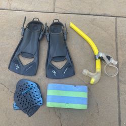 Swim Fins Snorkle Paddles