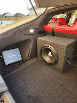 Car audio install