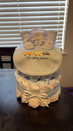Baby Boy Diaper Cake Baby Shower Gift