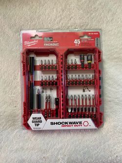 🔴⚫️SHOCKWAVE Impact Duty Alloy Steel Screw Driver Bit Set (45-Piecemeal