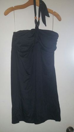 Summer halter top dress black new with tags - xl