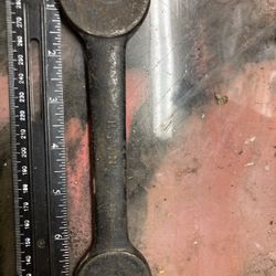 Vintage NASH Auto No 3 8" Open End Wrench Antique American Motors - 11/16" & 1"