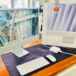 Apple iMac 24-inch 2021 M1 16GB RAM 1TB 4 USB C Ports Like New With Keyboard and Mouse IN BOX