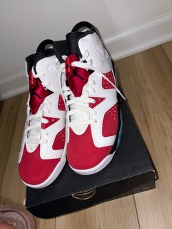 AIR JORDAN 6 CARMINE NEW SIZE 7Y / ZAPATOS JORDAN NUEVOS