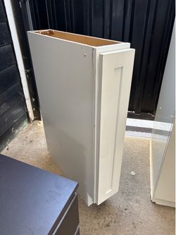 White Kitchen Cabinet Pull-Out Drawer Base