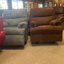 Brand new recliners and microfiber for $350 and they even rock 350 each