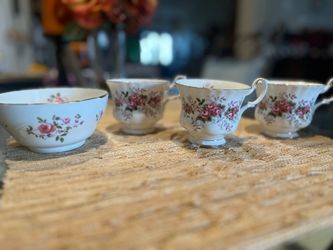 4pcs Royal Albert tea cups