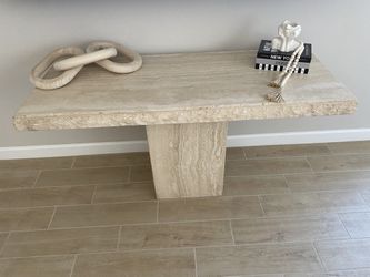 Travertine Table Of 3