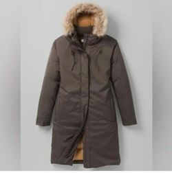 Prana Betania Long Jacket, black olive