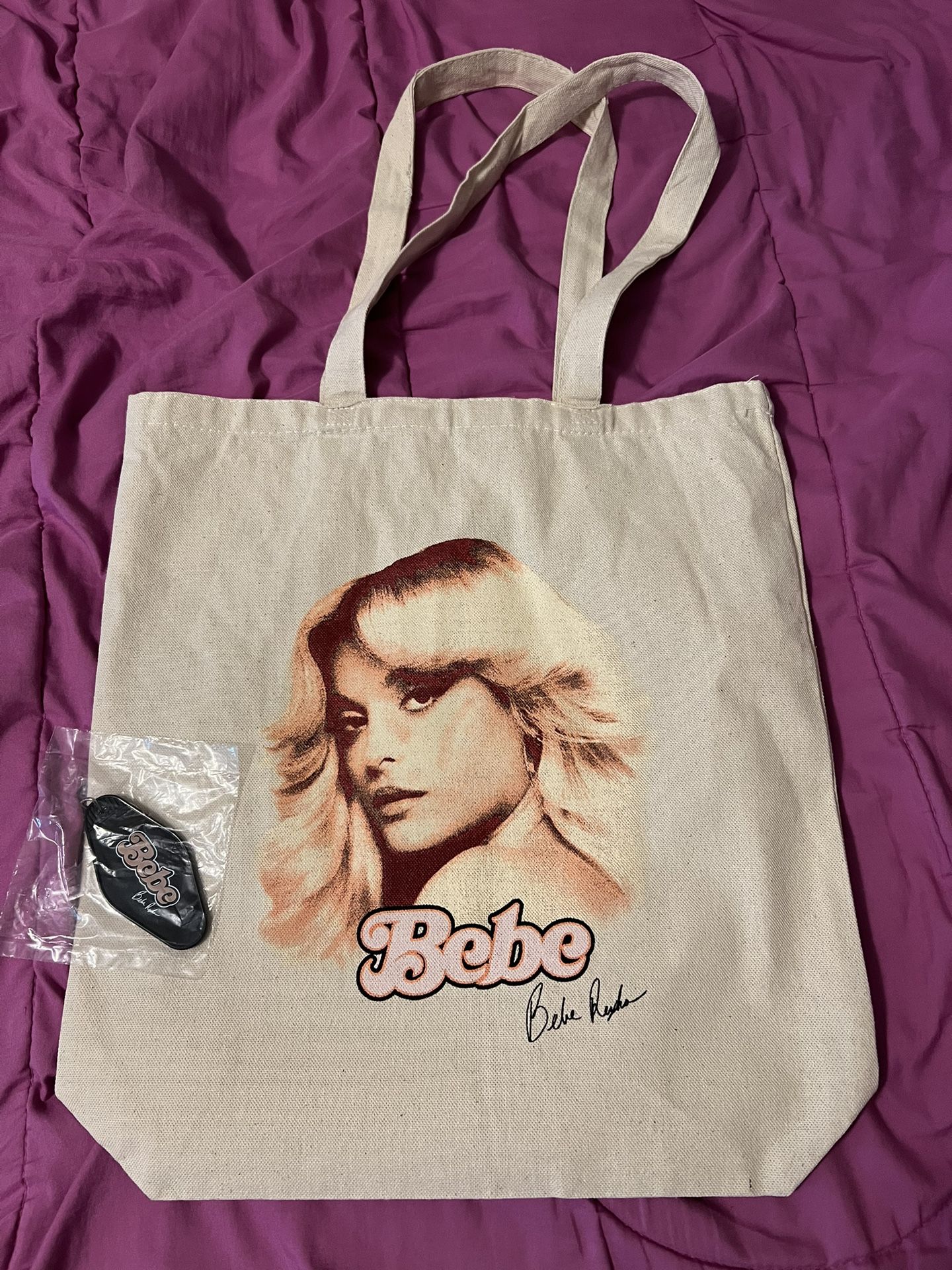 Bebe Rexha Bag And Keychain 