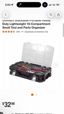 2 husky connect organizer box