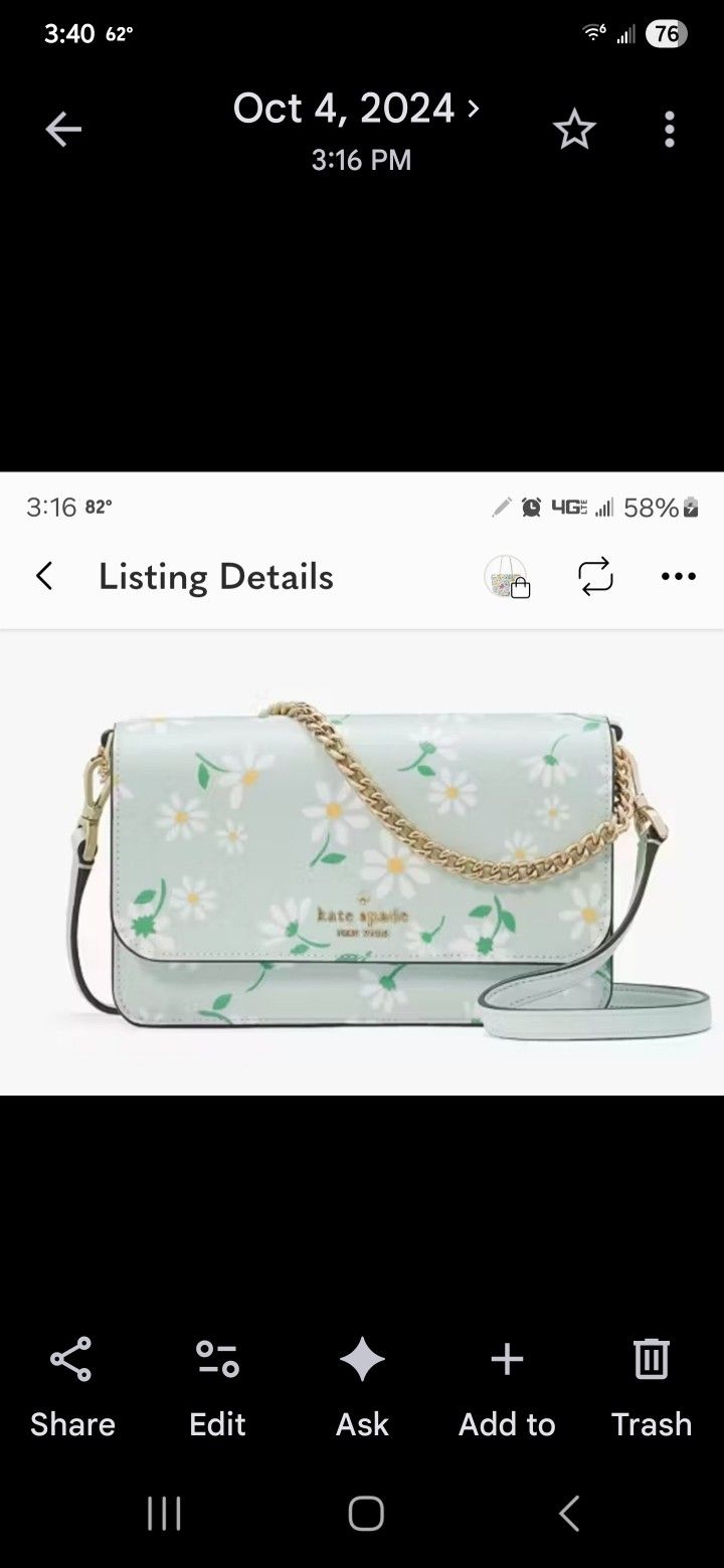 Kate Spade Crossbody Purse