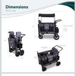 Wonderfold Wagon Seats 4 Children