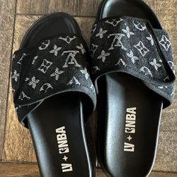 Louis Vuitton X NBA Slides