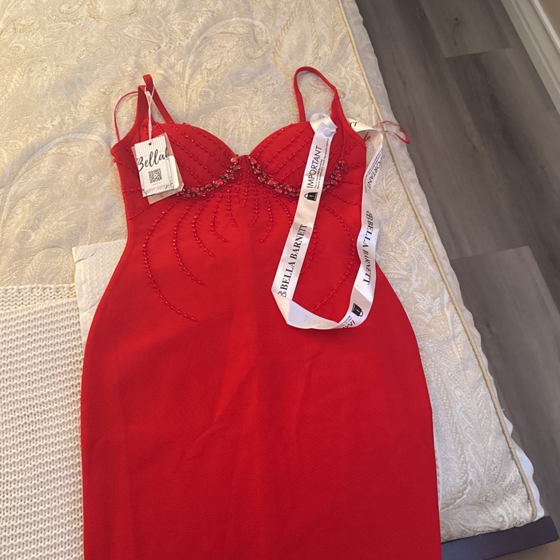 Belaa Barnett Red Dress