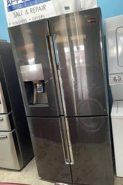 SAMSUNG FLEX REFRIGERATOR IN BLACK STAINLESS STEEL