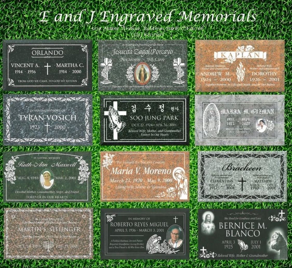 Affordable Cemetery Headstones