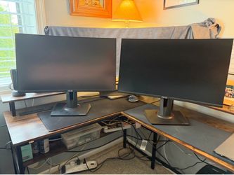 2. ASUS 27" Curved Gaming monitors