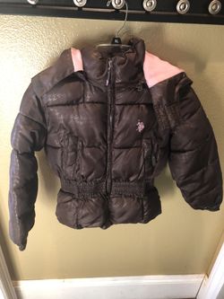 New youth girls 7/8 US Polo Assn snow and winter jacket