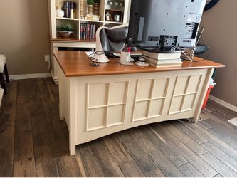 Office Desk, File Drawer, Book Hutch