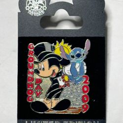 NEW Disney Pin Trading - 2009 Groundhog Day Mickey Mouse & Stitch LE 2000