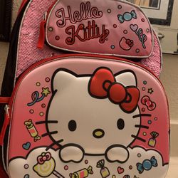 Sanrio Hello Kitty Backpack 3 D 16” 