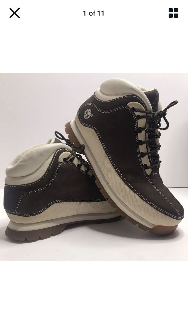 Timberland Euro Sprint Hiker Low Ankle Boots Men’s Size 5 Brown/Beige