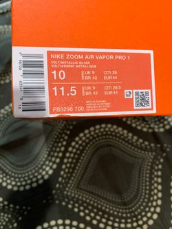 Nike zoom air Vapor Pro 1 size 10 mens, Football cleats